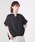 麻ライクキーネックプルオーバー