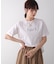 消耗加工綿天竺メタルロゴプリントTee