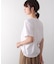 消耗加工綿天竺メタルロゴプリントTee