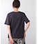 消耗加工綿天竺メタルロゴプリントTee