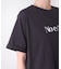 消耗加工綿天竺メタルロゴプリントTee