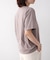 消耗加工綿天竺メタルロゴプリントTee