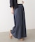 裾切替ワイドパンツ