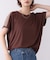肩ラメラインＴシャツ