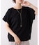 肩ラメラインＴシャツ