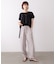 肩ラメラインＴシャツ