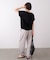 肩ラメラインＴシャツ