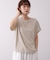肩ラメラインＴシャツ