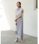 【Bab】【再登場・選べるサイズ展開】アシメフリルドッキングワンピース