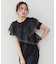 【Bab】【再登場・選べるサイズ展開】アシメフリルドッキングワンピース
