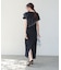 【Bab】【再登場・選べるサイズ展開】アシメフリルドッキングワンピース