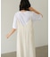 【Bab】【サイズ展開あり】レーススカラップマットサテンキャミワンピース