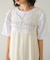 【Bab】【サイズ展開あり】レーススカラップマットサテンキャミワンピース