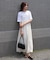 【Bab】【サイズ展開あり】レーススカラップマットサテンキャミワンピース
