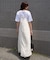 【Bab】【サイズ展開あり】レーススカラップマットサテンキャミワンピース