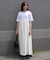 【Bab】【サイズ展開あり】レーススカラップマットサテンキャミワンピース