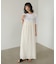 【Bab】【サイズ展開あり】レーススカラップマットサテンキャミワンピース