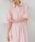 【Bab】【再登場・選べるサイズ展開】ビスチェ風シャツワンピース