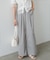 【Bab】【サイズ展開あり】ボリュームワイドタックパンツ