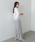 【Bab】【サイズ展開あり】ボリュームワイドタックパンツ