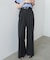 【Bab】【サイズ展開あり】ボリュームワイドタックパンツ