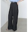 【Bab】【サイズ展開あり】ボリュームワイドタックパンツ