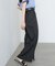 【Bab】【サイズ展開あり】ボリュームワイドタックパンツ