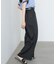 【Bab】【サイズ展開あり】ボリュームワイドタックパンツ
