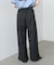 【Bab】【サイズ展開あり】ボリュームワイドタックパンツ