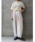 SHEER ORGANZA WIDE PANTS（ｼｱｰｵｰｶﾞﾝｼﾞｰﾜｲﾄﾞﾊﾟﾝﾂ）
