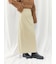 【ウォッシャブル加工】FAUX LEATHER SKIRT（ﾌｪｲｸﾚｻﾞｰｽｶｰﾄ）