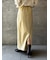 【ウォッシャブル加工】FAUX LEATHER SKIRT（ﾌｪｲｸﾚｻﾞｰｽｶｰﾄ）