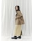 【ウォッシャブル加工】FAUX LEATHER SKIRT（ﾌｪｲｸﾚｻﾞｰｽｶｰﾄ）