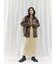 【ウォッシャブル加工】FAUX LEATHER SKIRT（ﾌｪｲｸﾚｻﾞｰｽｶｰﾄ）