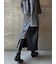 【ウォッシャブル加工】FAUX LEATHER SKIRT（ﾌｪｲｸﾚｻﾞｰｽｶｰﾄ）