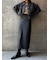 【ウォッシャブル加工】FAUX LEATHER SKIRT（ﾌｪｲｸﾚｻﾞｰｽｶｰﾄ）