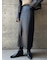【ウォッシャブル加工】FAUX LEATHER SKIRT（ﾌｪｲｸﾚｻﾞｰｽｶｰﾄ）