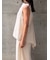 DRAPED RUFFLE SLEEVELESS TOP（ﾄﾞﾚｰﾌﾟﾗｯﾌﾙｽﾘｰﾌﾞﾚｽﾄｯﾌﾟｽ）