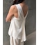 DRAPED RUFFLE SLEEVELESS TOP（ﾄﾞﾚｰﾌﾟﾗｯﾌﾙｽﾘｰﾌﾞﾚｽﾄｯﾌﾟｽ）