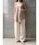 DRAPED RUFFLE SLEEVELESS TOP（ﾄﾞﾚｰﾌﾟﾗｯﾌﾙｽﾘｰﾌﾞﾚｽﾄｯﾌﾟｽ）
