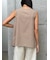 DRAPED RUFFLE SLEEVELESS TOP（ﾄﾞﾚｰﾌﾟﾗｯﾌﾙｽﾘｰﾌﾞﾚｽﾄｯﾌﾟｽ）