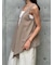 DRAPED RUFFLE SLEEVELESS TOP（ﾄﾞﾚｰﾌﾟﾗｯﾌﾙｽﾘｰﾌﾞﾚｽﾄｯﾌﾟｽ）