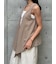DRAPED RUFFLE SLEEVELESS TOP（ﾄﾞﾚｰﾌﾟﾗｯﾌﾙｽﾘｰﾌﾞﾚｽﾄｯﾌﾟｽ）