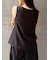 DRAPED RUFFLE SLEEVELESS TOP（ﾄﾞﾚｰﾌﾟﾗｯﾌﾙｽﾘｰﾌﾞﾚｽﾄｯﾌﾟｽ）