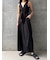 DRAPED RUFFLE SLEEVELESS TOP（ﾄﾞﾚｰﾌﾟﾗｯﾌﾙｽﾘｰﾌﾞﾚｽﾄｯﾌﾟｽ）