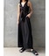DRAPED RUFFLE SLEEVELESS TOP（ﾄﾞﾚｰﾌﾟﾗｯﾌﾙｽﾘｰﾌﾞﾚｽﾄｯﾌﾟｽ）