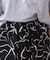 線柄ワイドパンツ