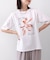 デジタルフラワープリントＴシャツ