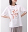 デジタルフラワープリントＴシャツ