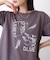 デジタルフラワープリントＴシャツ